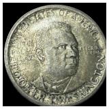 1946-S Silver Half Dollar Booker T. Washington NEA