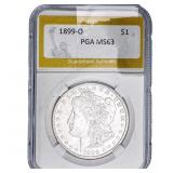 1899-O Morgan Silver Dollar PGA MS63