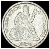 1876 Seated Liberty Dime CLOSELY UNCIRCULATED