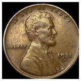 1931-S Lincoln Wheat Cent NEARLY UNCIRCULATED