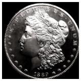 1889-CC Morgan Silver Dollar CHOICE BU DMPL