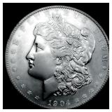 1904-S Morgan Silver Dollar CHOICE AU
