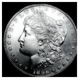 1896-S Morgan Silver Dollar CHOICE BU PL