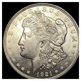 1921 Silver Morgan Dollar CHOICE BU