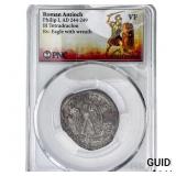 Roman Antioch Philip I 244-249 AD Bi-Tetradrachm