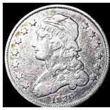 1836 Capped Bust Silver Quarter LIGHTLY CIRCULATED