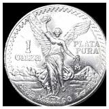 1983 Mexico Silver 1 Onza Libertad GEM BU
