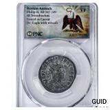 Roman Antioch Philip II 247-249 AD Bi-Tetradrachm