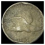 1857 Copper-Nickel Flying Eagle Cent HIGH GRADE