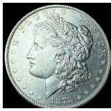 1878 Silver Morgan Dollar CLOSELY UNCIRCULATED