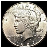 1927-S Silver Peace Dollar UNCIRCULATED