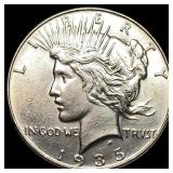 1935 Silver Peace Dollar CHOICE AU