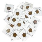 [17 Coins] 1901-1931 United States Penny Lot