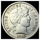 1912 Barber Dime CLOSELY UNCIRCULATED