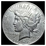 1926-S Silver Peace Dollar NEARLY UNCIRCULATED