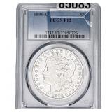 1896-O Morgan Silver Dollar PCGS F12