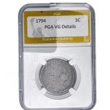 1794 Liberty Cap Large Cent PGA VG Details