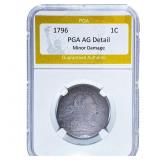 1796 Draped Bust Large Cent PGA AG Detail Minor Da