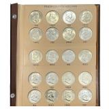 [35 Coins] 1948-1963 Franklin Half Dollar Book