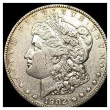 1902 Morgan Silver Dollar NEARLY UNCIRCULATED