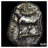 Greece Byzantion, 350-300 BC Silver Hemidrachm