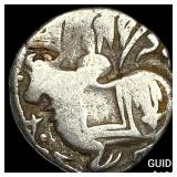 India 700-1000 AD Silver Jital NEARLY UNCIRCULATE