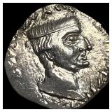 Ancient Indian Nahapana 78-40 BC Silver Drachm CL
