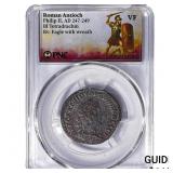 Roman Antioch Philip II 247-249 AD Bi-Tetradrachm