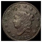 1822 Coronet Head Large Cent LIGHTLY  CIRCULATED