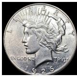 1926-S Silver Peace Dollar CLOSELY UNCIRCULATED