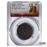 Roman Antioch Philip II 247-249 AD Bi-Tetradrachm