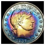 1907 Barber Half Dollar CLOSELY UNCIRCULATED