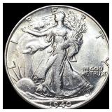 1940-S Silver Walking Liberty Half Dollar CHOICE A