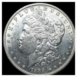 1889-S Silver Morgan Dollar CLOSELY  UNCIRCULATED