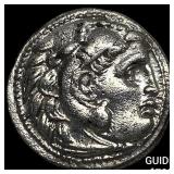 Greece Lysimachos, 305-281 BC Silver Drachm