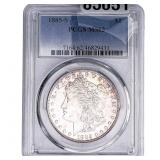 1885-S Morgan Silver Dollar PCGS MS62