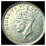 1945 Newfoundland Silver 5 Cents UNCIRCULATED