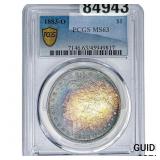 1883-O Morgan Silver Dollar PCGS MS63