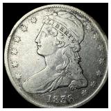 1838 Capped Bust Half Dollar LIGHTLY  CIRCULATED