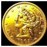 1889 Morgan Silver Dollar NEARLY UNCIRCULATED