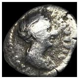 Roman Empire Faustina I Posthumous Silver Denariu