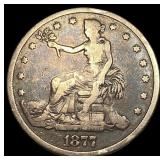1877 Silver Trade Dollar NICELY CIRCULATED
