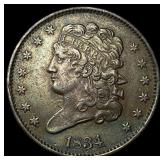 1834 Classic Head Half Cent CLOSELY UNCIRCULATED