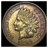 1893 Indian Head Cent CLOSELY UNCIRCULATED