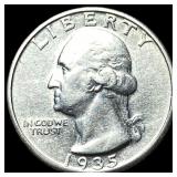 1927 Silver Peace Dollar CLOSELY UNCIRCULATED