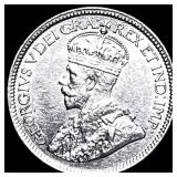 1921 Canada Silver 10 Cents CHOICE AU