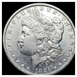 1886 Silver Morgan Dollar NEARLY UNCIRCULATED