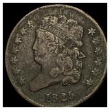 1825 Classic Head Half Cent NICELY CIRCULATED