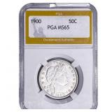 1900 Barber Half Dollar PGA MS65