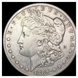 1889-CC Morgan Silver Dollar NEARLY UNCIRCULATED